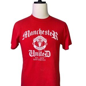 Manchester United FC Official Licensed Red Tee Sz Medium